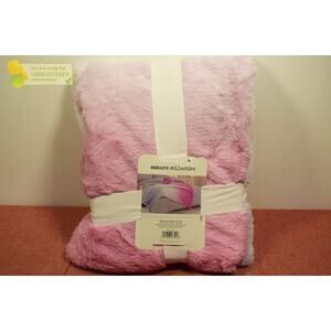 Makers Collective Teen Ombre Faux Fur 50x60" Throw Blanket*
